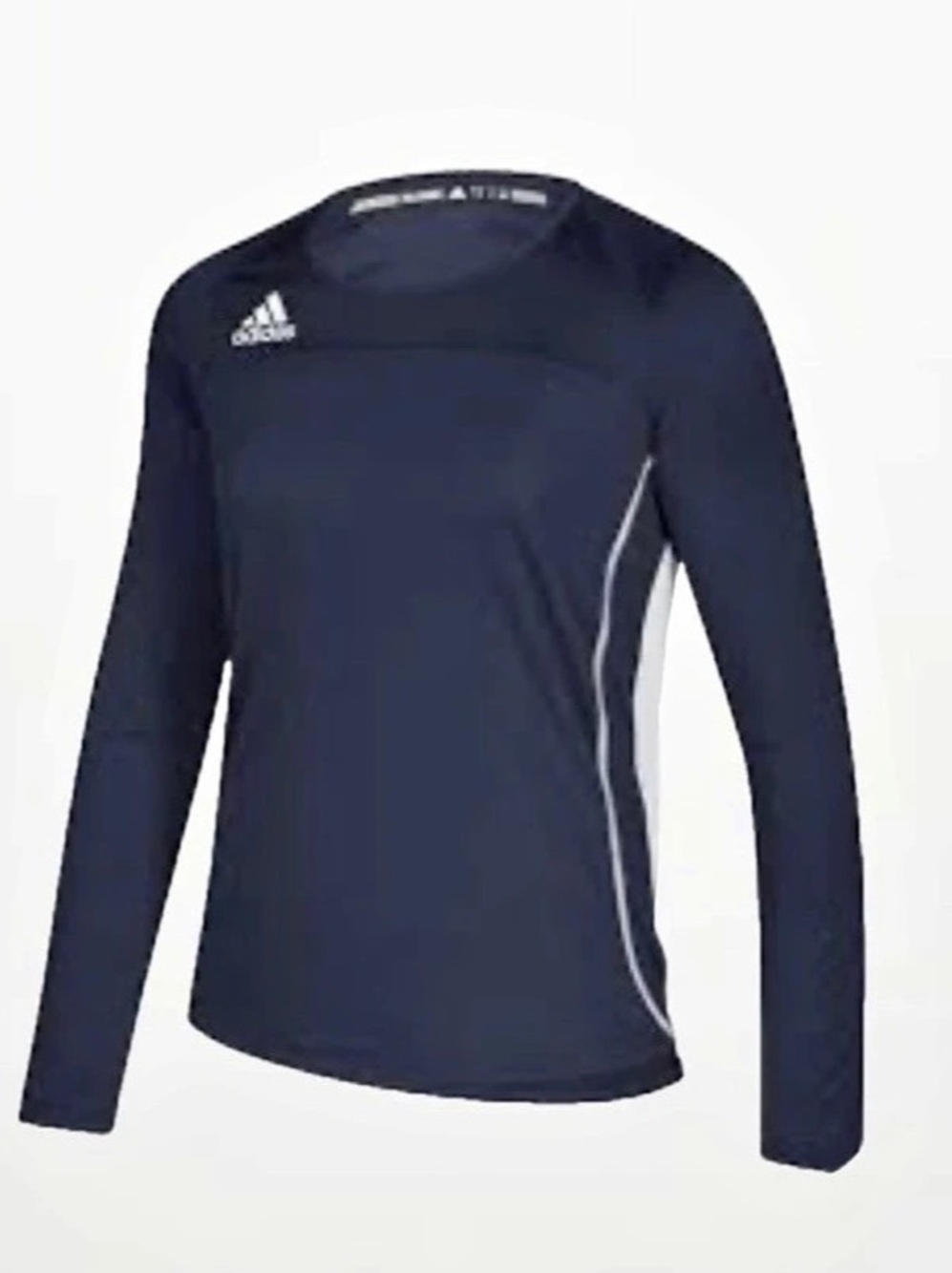 adidas Edmonton Oilers long-sleeve jersey Long Sleeve Jersey in Blue & White